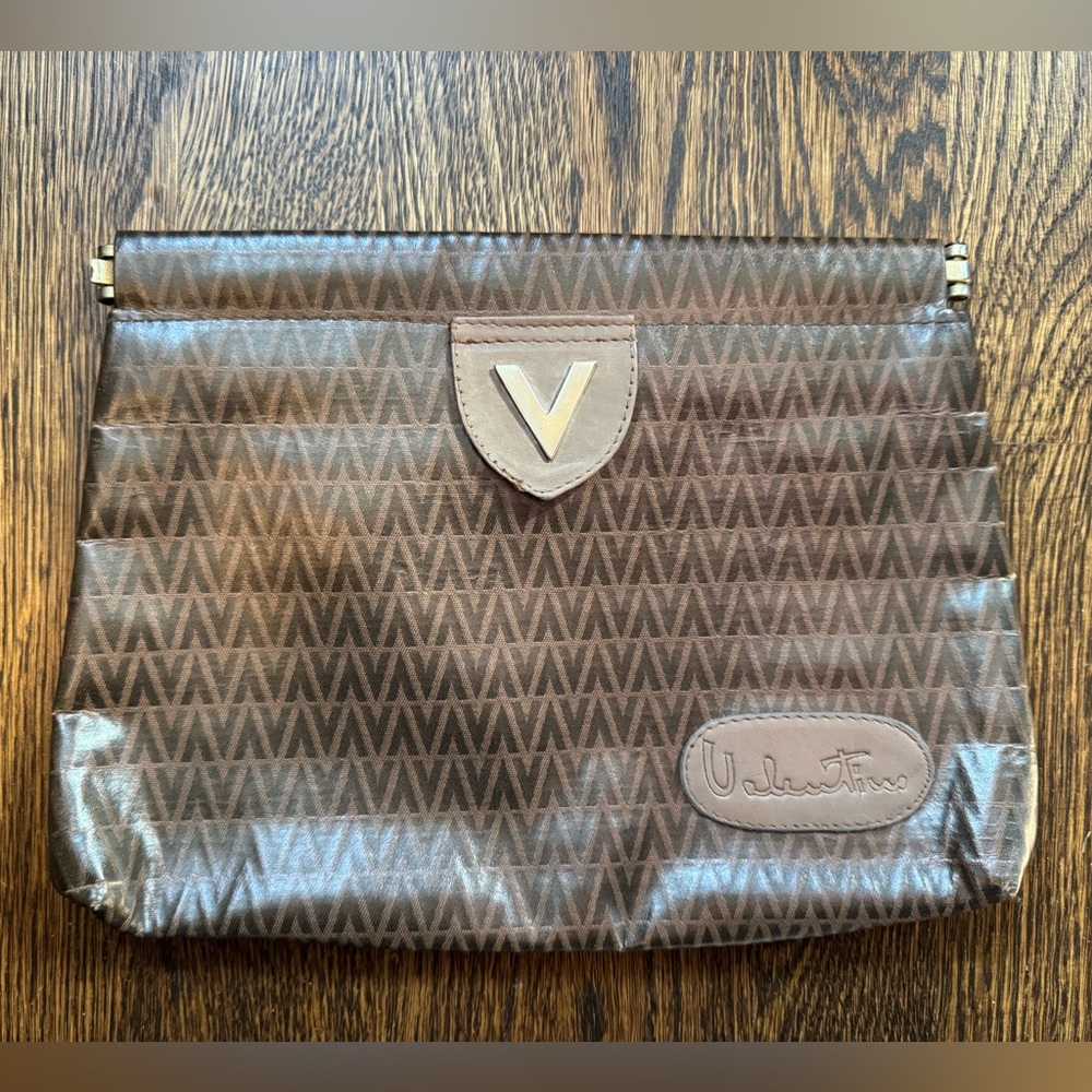 Valentino Brown Clutch Bag